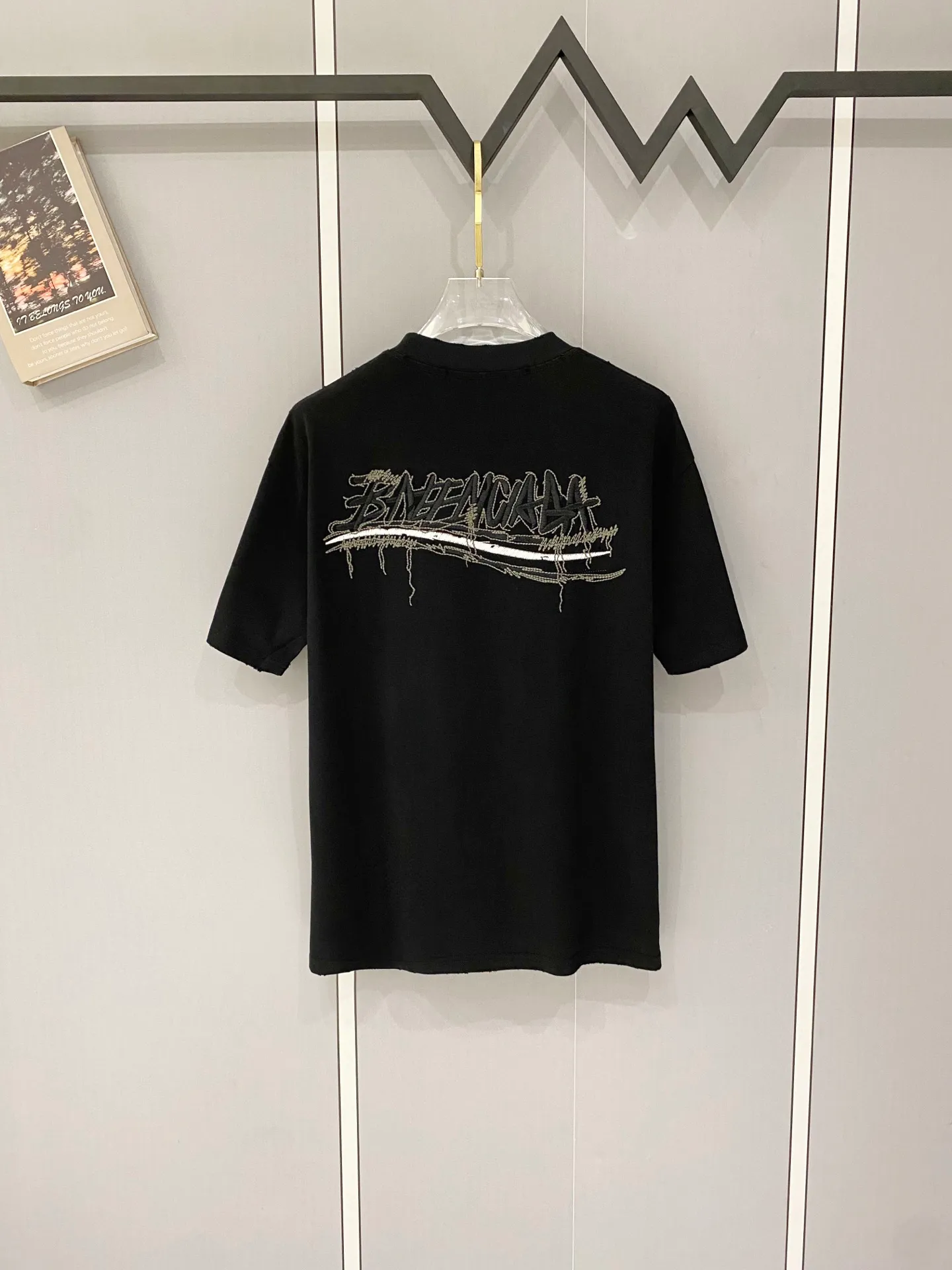 BALENCIAGA/ Quality 320 T Classic LOGO Same Style 2026ss Quality Versatile Quality : Black.White.Red. Size：S M L XL